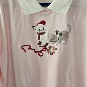 Christmas cat & kitten shirt